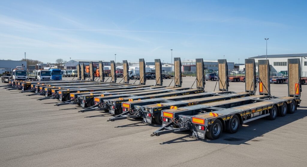 lowbed trailer rental dubai