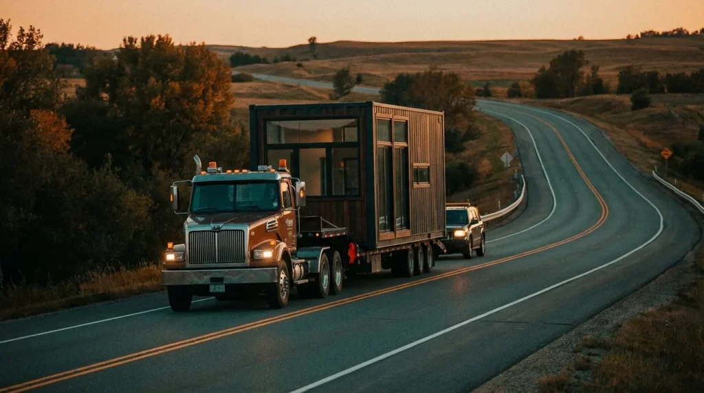 container cabin moving