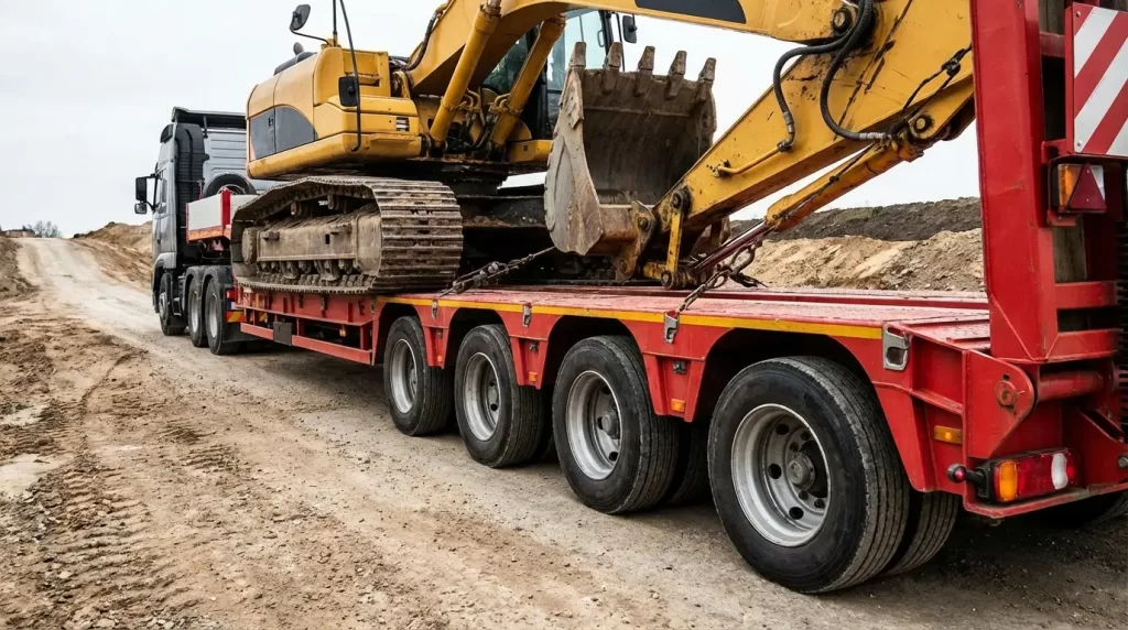 heavy duty multi axle trailer