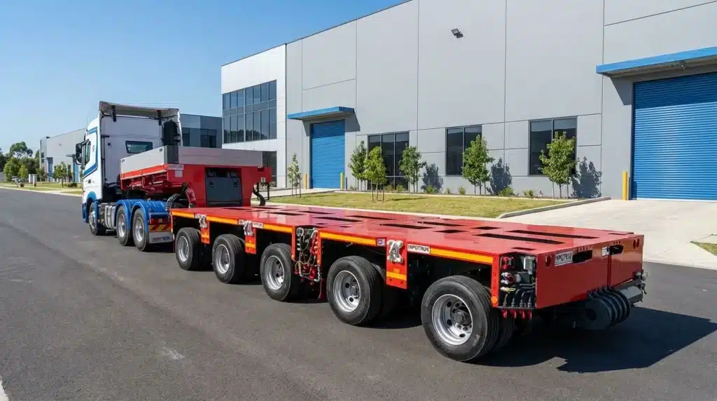 hydraulic modular trailer