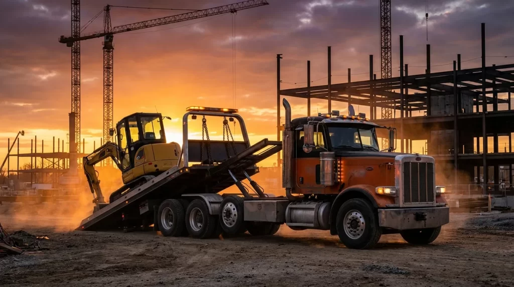 machinery recovery trucks