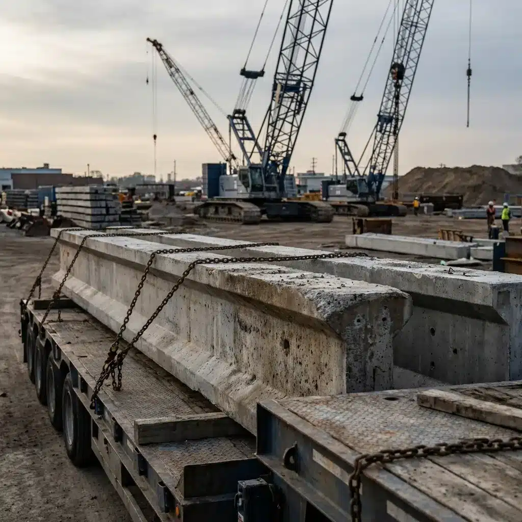 precast concrete transport