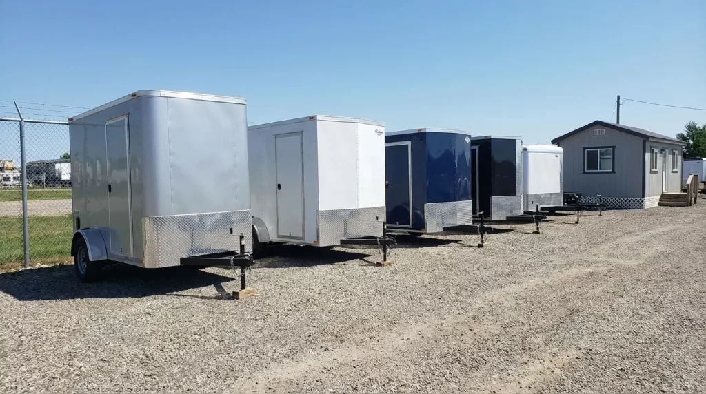 Single Axle Box trailer Rental Dubai