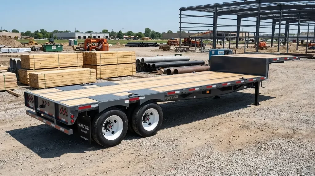 step deck trailer