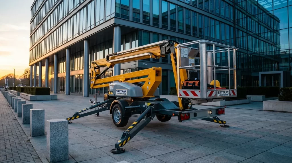 trailer mounted boom lifts