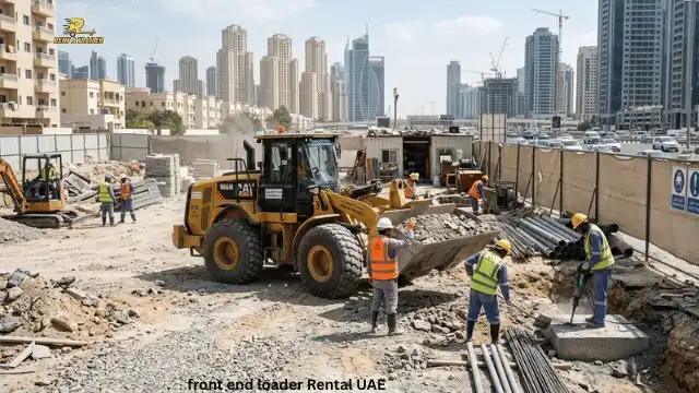 front end loader rental dubai