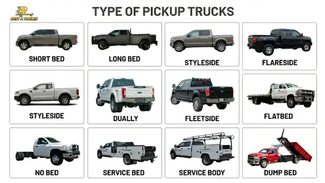 pickup truck types for rental in abu dhabi